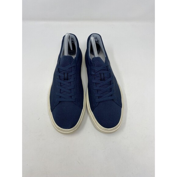 Rothy's Shoes Mens Size 6 Womens 7.5 Blue Lace Up Knit Low Top Casual Sneakers - Picture 5 of 12